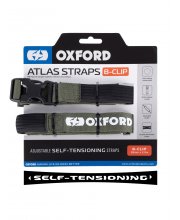 Green Oxford Atlas B-Clip 26mm x 2.0m Straps at JTS Biker Clothing